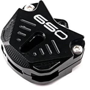 Porte-clés Moto en Aluminium Pour Ka@&wasaki Z650 Z 650 RS 2017-2024 NINJA650 2012-2024 Z650 Accessoires De Moto Porte-clés Coque Porte-clés Porte-clés(KC Black)