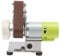 150W 10000RPM DIY Poliermaschine Mini Bandschleifer mit 10 Schleifbändern Kantenschleifer Schleifmaschine Polieren Werkzeug 7 fach einstellbare Stromzufuhr +3-teiliger Schraubenschlüssel