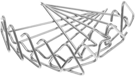 IWOWHERO 10stücke Edelstahl Grillspieße Für Bbq Gemüse Und Fleisch Wiederverwendbare Standspieße Zum Grillen