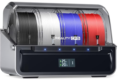 Creality CFS Filamentsystem, 3D Drucker Mehrfarben Autofilamentsystem, Filamentspeicher, Schalter und Relais, Auslauferkennungssensoren, für 16 Farben Druck Kompatibel K2 Plus Hi Serie