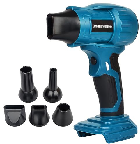 Air Blower Brushless for Makita 18V Li-ion Battery,Cordless Duster with Infinitely Adjustable Speed,96000 RPM,for Jobsite Camping & Pool Toy(Battery not included)