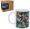 CARTOON Taza Jurassic World de cerámica modelo mug con impresión sublimática tazón desayuno 325ml para niños