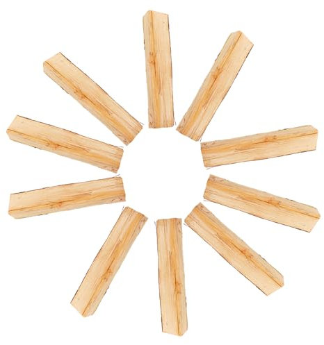 iplusmile 10 Stück Kamin dekoratives Brennholz gefälschtes Brennholz Kamindekor Kamineinsatz mit Holzverbrennung gefälschte Protokolle Brennholzhalter für den Innenbereich Holzstämme