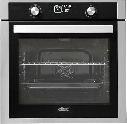 Elleci Plano Plus Inox 78 L 2300 W A+ Nero, Stainless steel