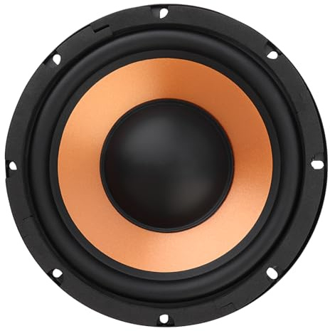 DriSentri Altavoz de graves de 8 pulgadas para audio de coche/cine en casa, altavoz estéreo de audio de coche con amplia respuesta de frecuencia