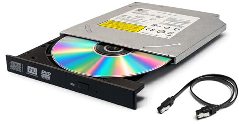 POINWER 12.7mm Slim SATA DVD RW Drive for Dell OptiPlex SFF | 41G50, internal optical drive for OptiPlex 390 790 990 3010 3020 7010 7020 9010 9020 SFF; not 9.5mm bays