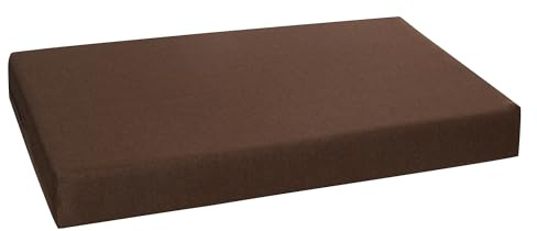 PFM HOME - Palettenkissen Outdoor-Kissen Wasserdicht für Palettensofa Palettenmöbel Europaletten - Gartenkissen mit abnehmbarem Bezug - Sitzkissen 120 x 80 cm