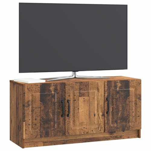 vidaXL TV-Schränk Altholz 99 x 34,5 x 47 cm Holzwerkstoff, Wohnzimmer, moderner Stauraum, rechteckiger TV-Ständer, vielseitiger Mediamöbel, stylisches Regal