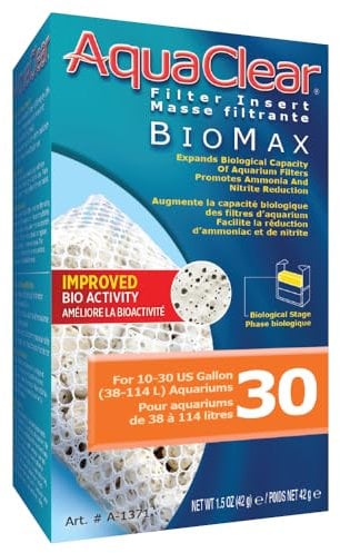 AquaClear Biomax Filtereinsatz, für den AquaClear Powerfilter 30, weiß