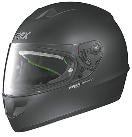 Grex - Casco Integrale, Nero Opaco N° 2, S