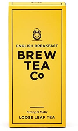Brew Tea Co - English Breakfast - Strong and Malty - 113g Loose Leaf Tea