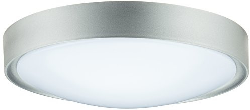 Trio Leuchten LED Deckenleuchte 659011887 Clarimo, Kunststoff titanfarbig, Schirm Acryl weiß, 18 Watt LED