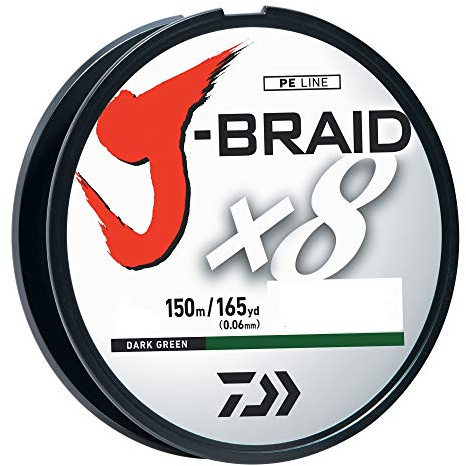 Daiwa J-Braid 150M 8-Strand Woven Round Braid Line