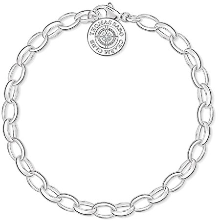 Thomas Sabo Charm-Armband Diamant 925 Sterling Silber DCX0001-725-14-M
