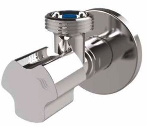 Elegantes verchromtes abgewinkeltes Wasserventil für Waschbecken 1/2x 3/4 bsp