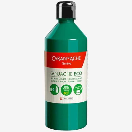 Caran d'Ache : Eco Gouache : 500ml : Emerald Green