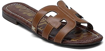Sam Edelman Women's Bay Slide Sandal, Saddle, 2.5 UK