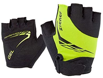 Ziener Kinder CANIZO Fahrrad-, Mountainbike-, Radsport-Handschuhe | Kurzfinger - atmungsaktiv/dämpfend, lime green, XL