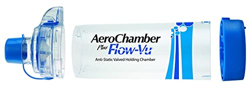 AeroChamber - Plus Flow-Vu Abstandshalter, mit Mundstück
