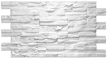 Kunststein aus Polystyrol 110 cm x 56 cm