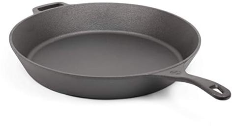 Commercial CHEF 15-inch Pre-Seasoned Cast Iron Skillet
