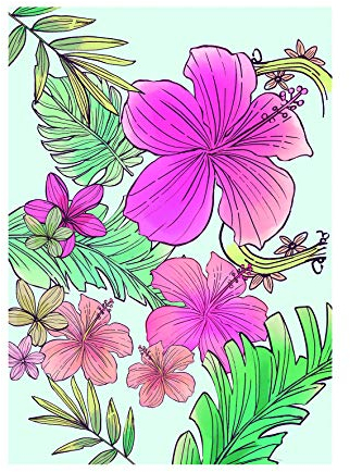 Disney Wandbild von Komar | Ariel Flowers | Kinderzimmer, Babyzimmer, Dekoration, Kunstdruck | Größe 30x40cm (Breite x Höhe) | ohne Rahmen | WB010-30x40