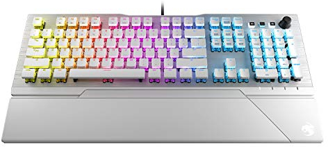 ROCCAT Vulcan 122 AIMO Clavier USB QWERTY Anglais Britannique Blanc