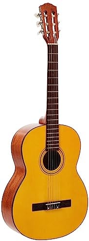 Fender ESC105 Educational Series, Klassische Akustikgitarre, Ideal für Anfänger, 4/4 Größe, Natur, inklusive Gitarrentasche, Inklusive kostenloser virtueller Kurse auf Fender Play