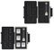JJC SD Karten Aufbewahrung Wasserdicht SD Karte Box Speicherkarten Etui für 8 SD-Karten und 16 Micro SD Karten (mit SD/Micro SD Kartenleser)