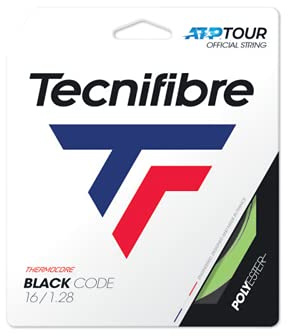 Tecnifibre Black Code 12M Tennis Saitenset Monofil Limette 1,28
