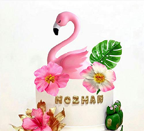 JeVenis Décorations de gâteau flamant rose décoration de gâteau d'anniversaire pour Anniversaire Mariage