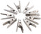 Pinza para ropa, 20 pinzas para ropa de acero inoxidable con pinza resistente y duradera, pinzas para ropa de metal para colgar, lavandería, hogar, cocina, viajes al aire libre, oficina