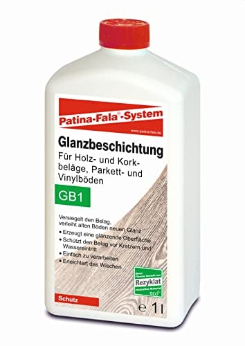 Patina-Fala GB1 Glanzbeschichtung 1 L - Imprägniermittel für Holz- und Korkbeläge Parkett- und Vinylböden