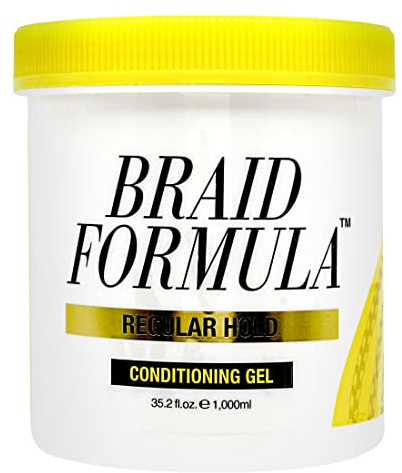 EBIN NEW YORK Geflochtenes Conditioner-Gel, Original/Regulär, 100 ml – sauberer Duft / Aloe Vera, Glanz, Flechtkontrolle