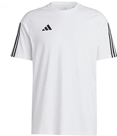 adidas Mens T-Shirt (Short Sleeve) Tiro 23 Competition T-Shirt, White, IC4574, Size 3XL