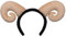 Ram Horns on Headband Goat Sheep Ears Farm Yard Cosplay Animal World Book Day Fancy Dress Costume