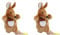 TOYANDONA 2 Stücke Känguru Puppe Plüsch Plüsch Känguru Spielzeug Handpuppen Spielzeug Familie Handpuppen Puppe Spielzeug Rolle