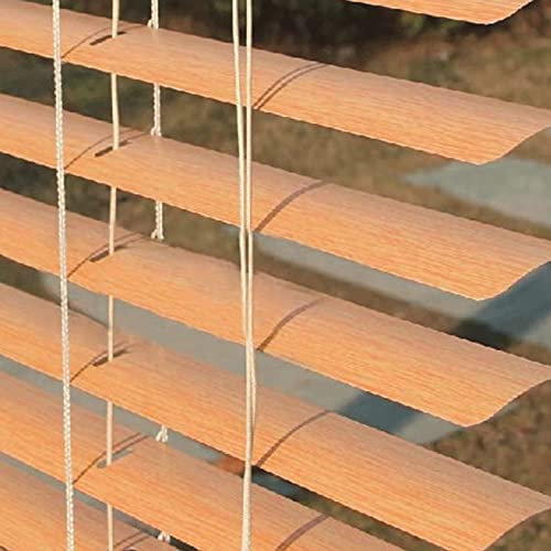 Veneziana in Alluminio- Metallo,Finto Legno Tende Veneziane in Alluminio,Tende per Finestre,Parasole,Impermeabile,Avvolgibili Decorativa per Ufficio Balcone,Personalizzato (W160xH240cm(63x95in))