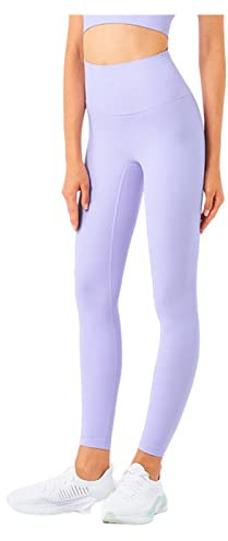 TsoLay Yogahose Frauen -Yoga -Hosen Sport -Trainingshose, Fitnessstudio -Sport -Trainingskleidung, Fitness -Leggings Yogahosen-Sky Violet,M
