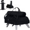 Wovnet Carry Cover Compatible with Ooni/Karu 12 with Chimney Bag, Portable 600D Oxford Cloth Weatherproof Pizza Oven Cover Waterproof Pizza Oven Accessories for Outdoor Wood Fired and Gas Multi Fuel