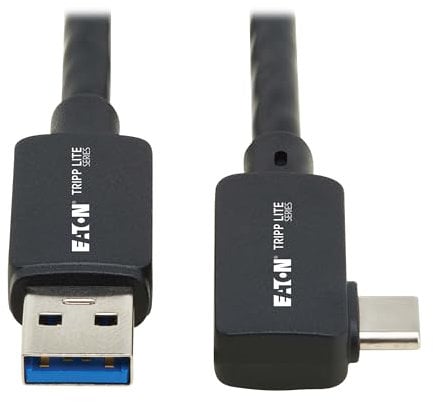 Tripp Lite 16 Foot VR Link Cable for Meta Oculus Quest 3 / Quest 2 / Oculus Pro, USB-A to USB-C (M/M) Cord, VR Headset to PC Cable, USB 3.2 Gen 1, Lifetime Manufacturer's Warranty (UVR-05M-CA)