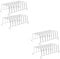 Milisten 2sets Cooking Rack Stainless Steel Steamers Air Fryer Accessories Essential for Baking Roasting 2pcs*2