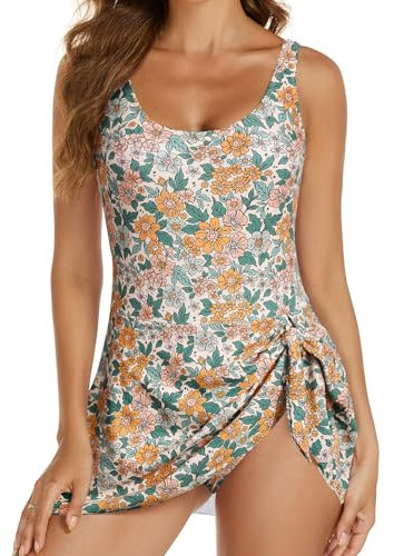 Wantonfy Maillot de Bain 1 Pièce Femme Maillots de Bain Monokini ush Up Swimsuit Élégant Maillots Une Pièce Femme