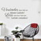 Veränder diese Welt mit deinem Lächeln! Wandsticker - Inspirierender Spruch für Wohnzimmer, Büro & mehr | Premium-Qualität (36x58cm)