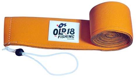 Rod Sleeve 57 Orange and White