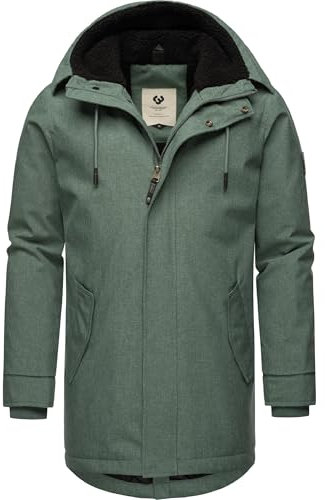 Ragwear Herren warme wasserdichte und atmungsaktive Winterjacke lang Mr Smithem YOUMODO Dusty Green Gr. 3XL