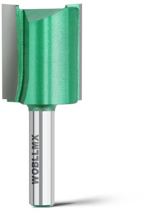 WOBLLMX Fresa de 8 mm, diámetro de 25 mm, longitud de trabajo de 30 mm, hoja de metal duro, manejable, duradera y afilada, para fresadora CNC para placa de densidad de madera maciza