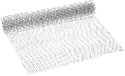 PATIKIL Hardware Cloth 40cm x 1 Meter, 1/4(6mm) 20 Gauge Welded 304 Stainless Steel Wire Mesh Roll Wire Screen Fence for Garden Animals Chicken Fence Rabbit Fencing