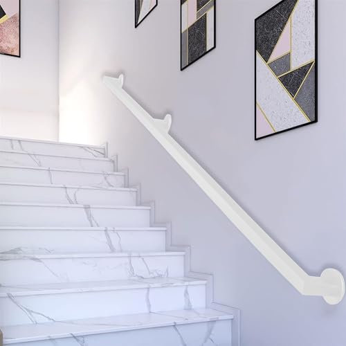 Weiße Treppe Handlauf Handlauf Wandmontage Treppe il für Innen und Außen Gang Sicherheit Unterstützung Bar 18ft/540cm