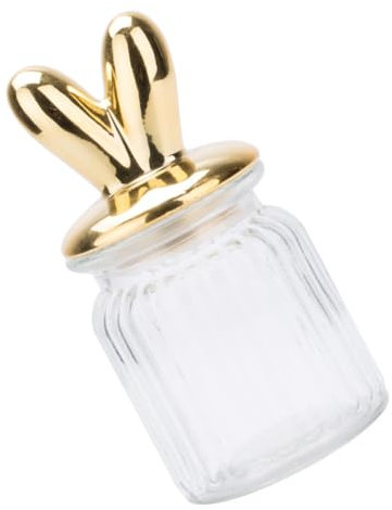 SOIMISS Großer Glasaufbewahrungsglas Mit Deckel Luftdichter Behälter Für Snacks Und Lebensmittel Hochwertiger Keramik Glasbehälter Mit Bunny Ohren Design Für Küche Und